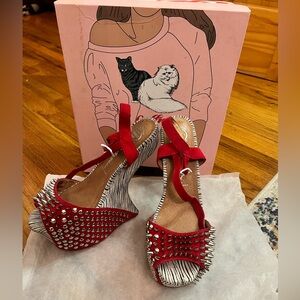 Jeffrey Campbell heel-less spiked shoes SIZE 7